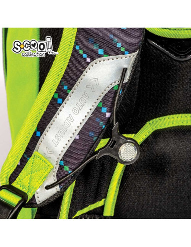 SC2658,Ghiozdan anatomic GAMER, 41x28x21 cm - S-COOL