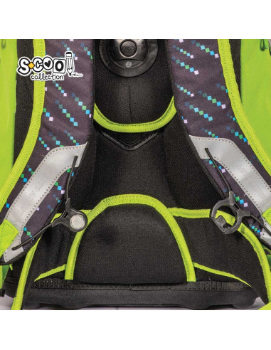 SC2658,Ghiozdan anatomic GAMER, 41x28x21 cm - S-COOL
