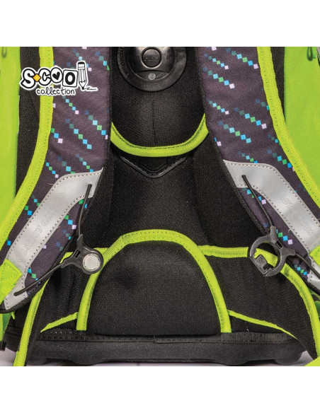 SC2658,Ghiozdan anatomic GAMER, 41x28x21 cm - S-COOL