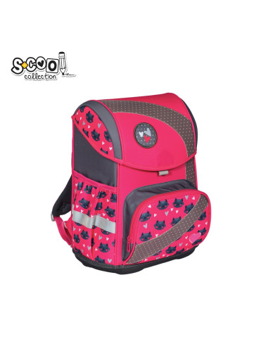 SC2660,Ghiozdan anatomic I AM SO PURRFECT, 30x22x42 cm - S-COOL