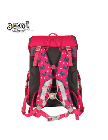 SC2660,Ghiozdan anatomic I AM SO PURRFECT, 30x22x42 cm - S-COOL