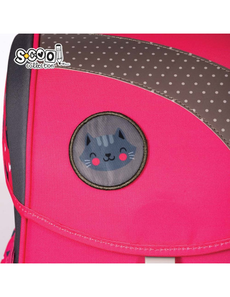 SC2660,Ghiozdan anatomic I AM SO PURRFECT, 30x22x42 cm - S-COOL