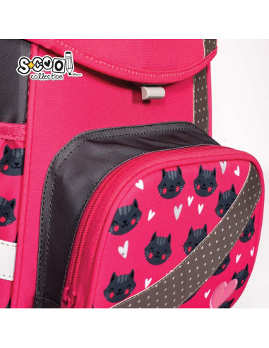 SC2660,Ghiozdan anatomic I AM SO PURRFECT, 30x22x42 cm - S-COOL