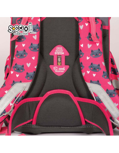 SC2660,Ghiozdan anatomic I AM SO PURRFECT, 30x22x42 cm - S-COOL