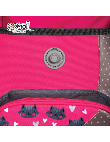 SC2660,Ghiozdan anatomic I AM SO PURRFECT, 30x22x42 cm - S-COOL