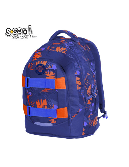 SC2538,Ghiozdan anatomic compartiment laptop, 29x22x43 cm - S-COOL