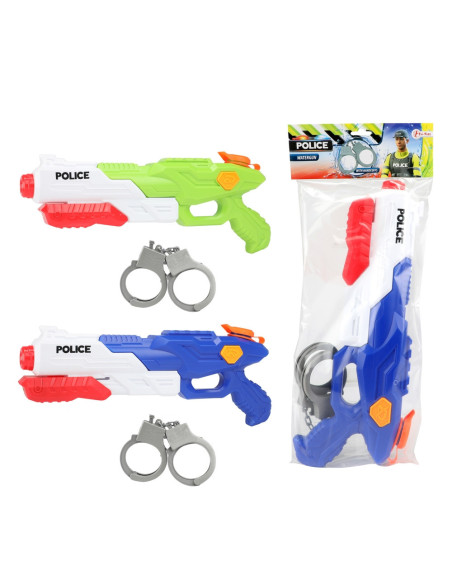 ROB-65065A,Pistol apa, 40 cm, cu catuse, Police - Toi-Toys