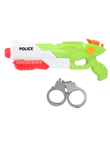 ROB-65065A,Pistol apa, 40 cm, cu catuse, Police - Toi-Toys