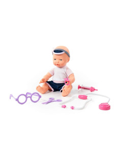 ROB-78353,Bebelus cu accesorii doctor, 35 cm, Polesie 2