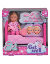 Papusa Simba Evi Love Get Well 12 cm cu accesorii,S105733407