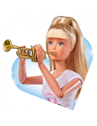 Papusa Simba Steffi Love Music 29 cm cu accesorii,S105733433