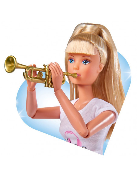 Papusa Simba Steffi Love Music 29 cm cu accesorii,S105733433