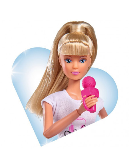 Papusa Simba Steffi Love Music 29 cm cu accesorii,S105733433