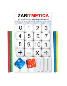 ROB-38841,Joc educativ cu zaruri, Zaritmetica