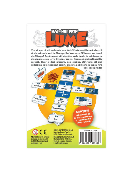 ROB-39219,Joc educativ, Hai Hui prin lume - HUCH