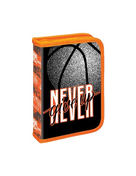 Penar neechipat cu 1 fermoar S-COOL SC2463, Motiv never give up