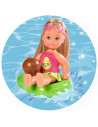 Papusa Simba Evi Love Avocado Fun 12 cm cu accesorii,S105733440
