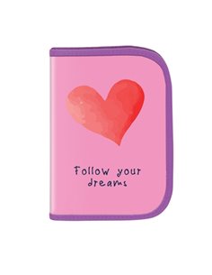 Penar echipat cu 1 fermoar Yollo YL104, Motiv follow your dreams 2
