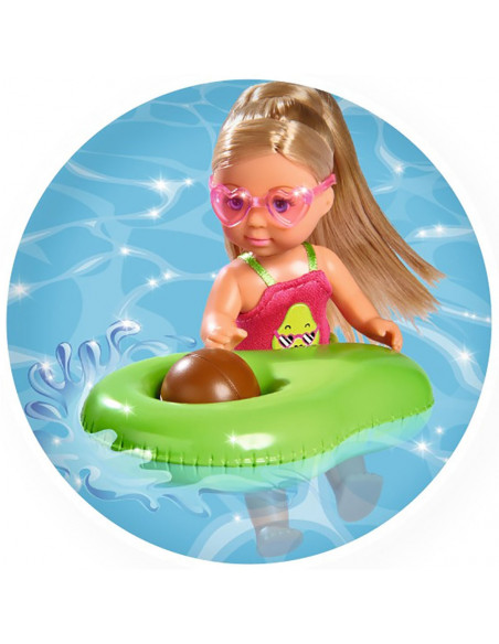 Papusa Simba Evi Love Avocado Fun 12 cm cu accesorii,S105733440