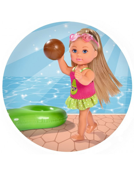 Papusa Simba Evi Love Avocado Fun 12 cm cu accesorii,S105733440