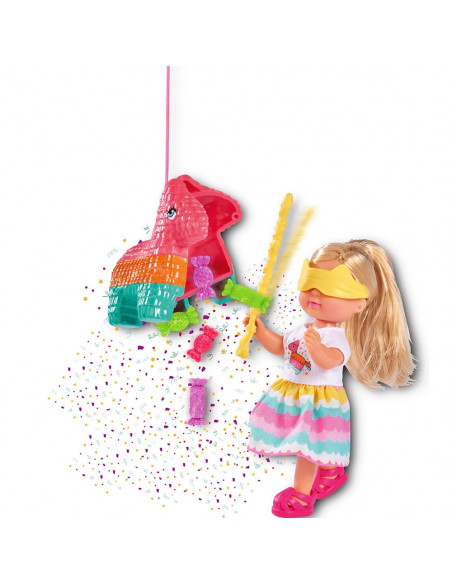 Papusa Simba Evi Love Pinata 12 cm cu accesorii,S105733445