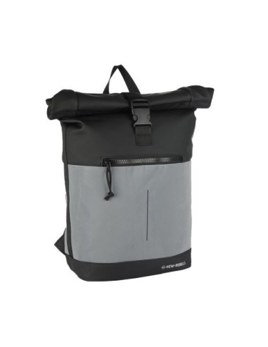 51.133700,Rucsac new rebels bowie-new york rolltop, dimensiuni 30/12/43 cm, culoare negru