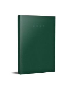 2025-9492890,Agenda datata ro a5, 352 pagini, coperta buretata, culoare verde 2025