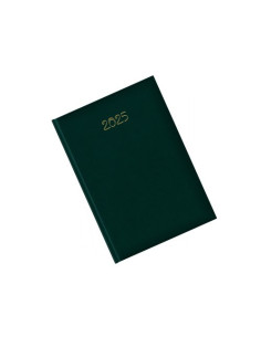 2025-9495650,Agenda datata saptamanala ro b5, 128 pagini, coperta buretata, culoare verde, 2025