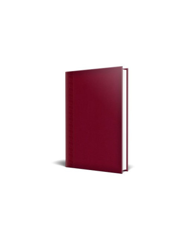 2025-9483650,Agenda nedatata a5, 224 pagini, coperta buretata, personalizabila, culoare bordo