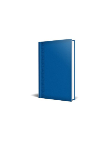 2025-9479810,Agenda nedatata a5, 224 pagini, coperta buretata, personalizabila, culoare albastru