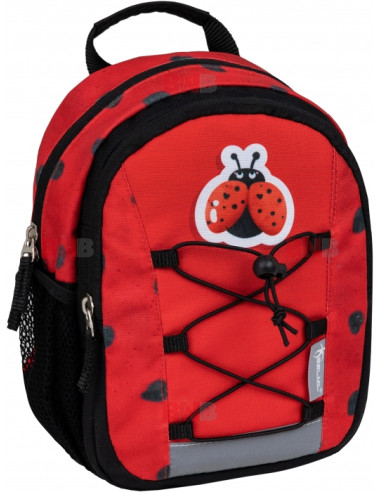 305-9-41,Rucsac mini kiddy, dimensiune 23 x 20 x 9 + 6 cm, motiv lady bug