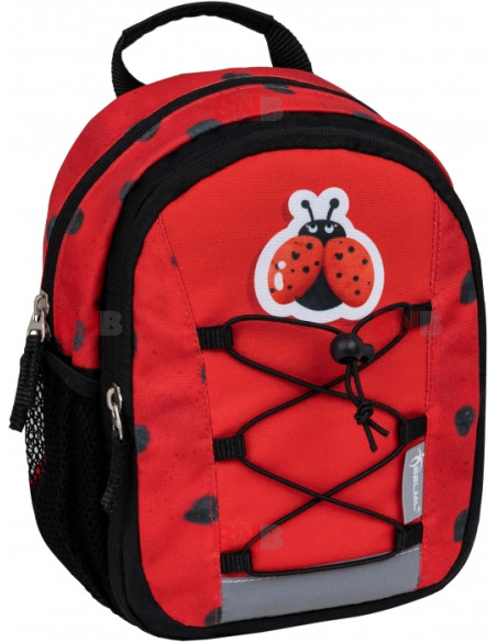 305-9-41,Rucsac mini kiddy, dimensiune 23 x 20 x 9 + 6 cm, motiv lady bug