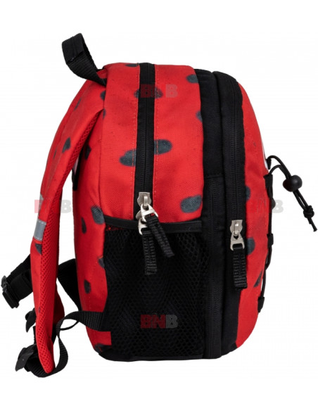 305-9-41,Rucsac mini kiddy, dimensiune 23 x 20 x 9 + 6 cm, motiv lady bug
