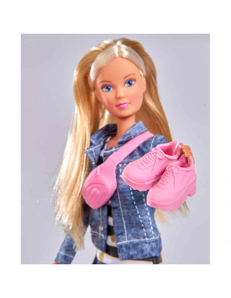 Papusa Simba Steffi Love Sneaker Love 29 cm cu