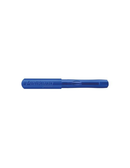 824859,Stilou pelikano junior, penita l, grip ergonomic, pentru stangaci, culoare albastru, in cutie de carton
