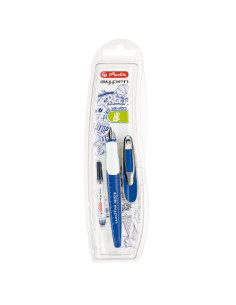 50046782,Stilou my.pen penita l, pentru stangaci, albastru/alb - blister