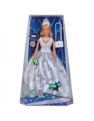 Papusa Simba Steffi Love Crystal Deluxe 29 cm,S105733466