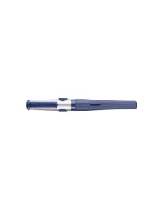 824538,Stilou pelikano structure, penita l, grip ergonomic, pentru stangaci, 1 patron mare albastru inclus, culoare albastru, in 2