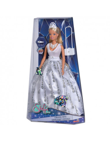 Papusa Simba Steffi Love Crystal Deluxe 29 cm,S105733466
