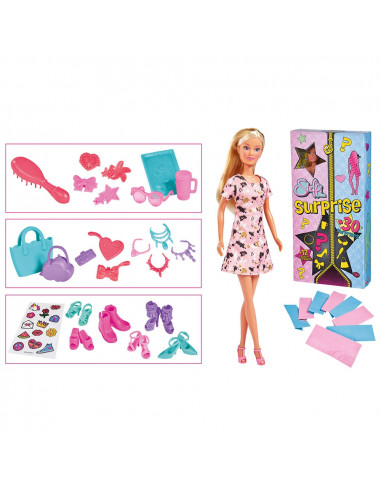 Papusa Simba Steffi Love Surprise 29 cm cu accesorii,S105733468