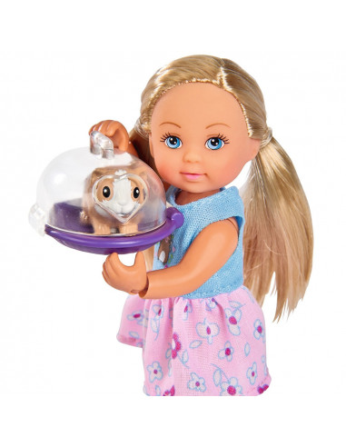 Papusa Simba Evi Love Doctor Evi Guinea Pig 12 cm cu