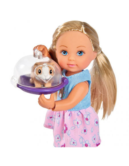Papusa Simba Evi Love Doctor Evi Guinea Pig 12 cm cu
