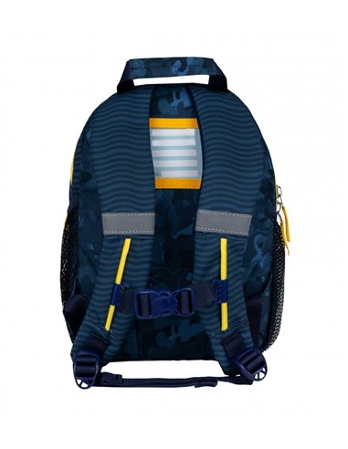 Rucsac mini kiddy, dimensiune 23 x 20 x 9 + 6 cm, motiv cool dude