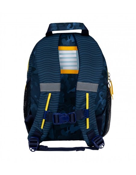 Rucsac mini kiddy, dimensiune 23 x 20 x 9 + 6 cm, motiv cool dude