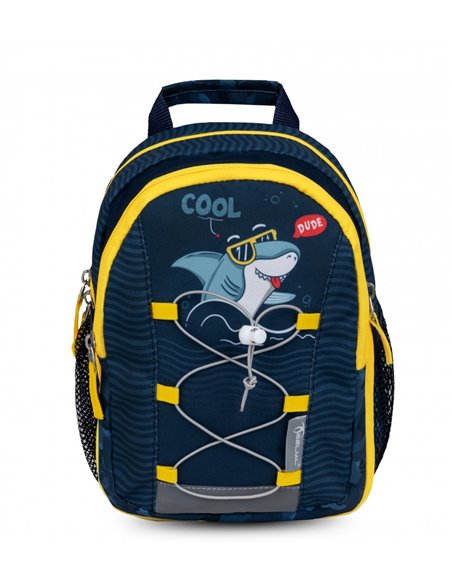 Rucsac mini kiddy, dimensiune 23 x 20 x 9 + 6 cm, motiv cool dude