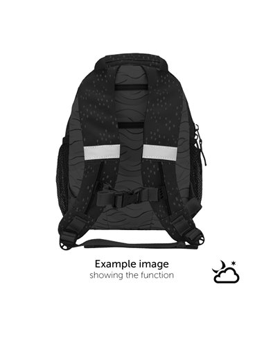 Rucsac mini kiddy, dimensiune 23 x 20 x 9 + 6 cm, motiv ponvile