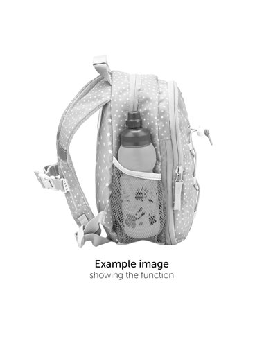 Rucsac mini kiddy, dimensiune 23 x 20 x 9 + 6 cm, motiv ponvile