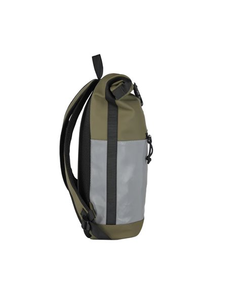 Rucsac new rebels bowie-new york rolltop, dimensiuni 30/12/43 cm, culoare olive Rucsac new rebels bowie-new york rolltop, dimensiuni 30/12/43 cm, culoare olive