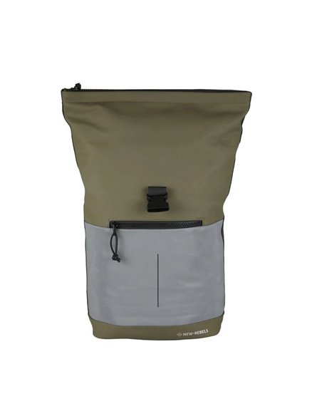Rucsac new rebels bowie-new york rolltop, dimensiuni 30/12/43 cm, culoare olive Rucsac new rebels bowie-new york rolltop, dimensiuni 30/12/43 cm, culoare olive