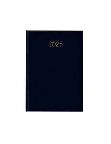 Agenda datata saptamanala ro b5 Herlitz, 128 pagini, coperta buretata, culoare albastru inchis, 2025